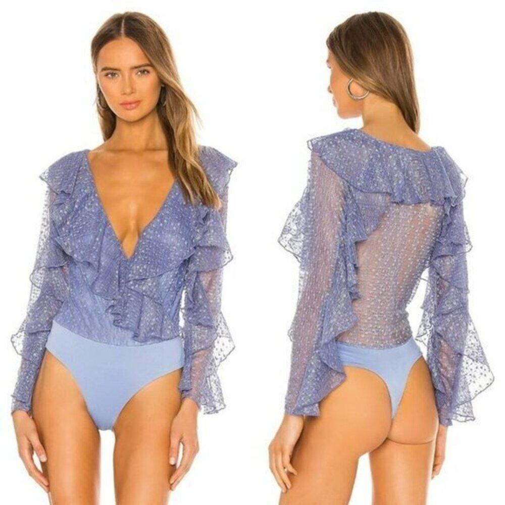 Tularosa Flora Bodysuit - Blue Sapphire